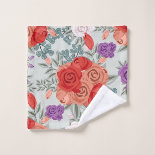 Waterverf ventilatorontwerp Bad Handdoek (Wasdoekje)