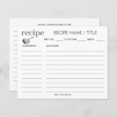 Waterverf  ventilatorpannen Kaart (Voorkant / Achterkant)