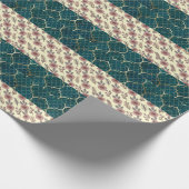 Waterverf ventilatorpatroon cadeaupapier (Hoek)