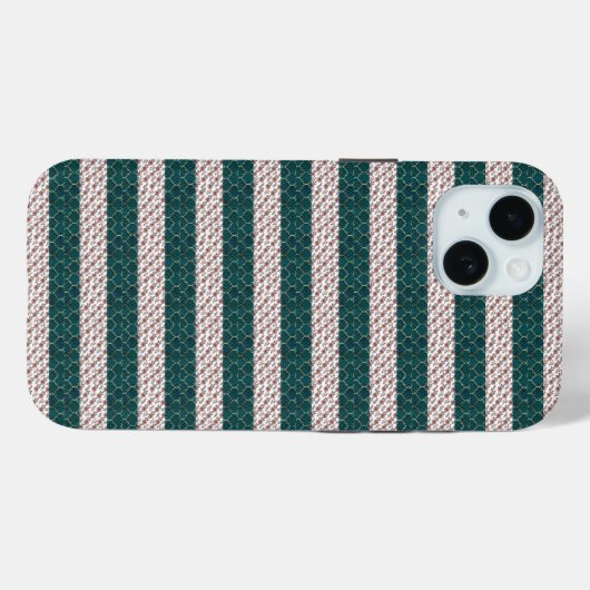 Waterverf ventilatorpatroon Case-Mate iPhone case (Achterkant (horizontaal))