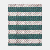 Waterverf ventilatorpatroon fleece deken (Voorkant)