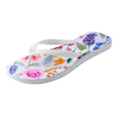 Waterverf ventilatorpatroon teenslippers (Schuin)