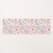 Waterverf ventilatorpatroon yogamat (Achterkant (horizontaal))