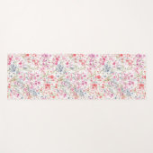 Waterverf ventilatorpatroon yogamat (Voorkant (horizontaal))