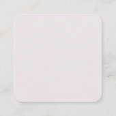 Waterverf Verdien kaart Vierkante Visitekaartje (Achterkant)