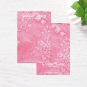 Waterverf Verdien Ketting juwelen-kaart Visitekaartje