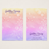 Waterverf Verdien Ketting juwelen-kaart Visitekaartje (Voorkant /achterkant)