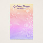 Waterverf Verdien Ketting juwelen-kaart Visitekaartje (Voorkant)