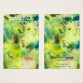 Waterverf Verdien Ketting juwelen-kaart Visitekaartje (Voorkant /achterkant)