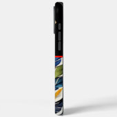 Waterverf veren in harmonie Case-Mate iPhone case (Achterkant / Links)