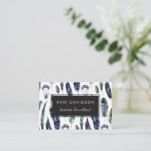 Waterverf Veren Visitekaartjes (Staand voorkant)