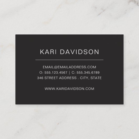 Waterverf Veren Visitekaartjes (Achterkant)