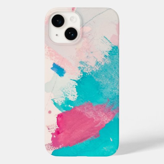 Waterverf Verf Abstract Case-Mate iPhone Case (Achterkant)