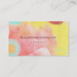 Waterverf verf abstract Rupydetequila Visitekaartje