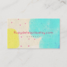 Waterverf verf abstract Rupydetequila Visitekaartje