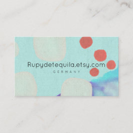 Waterverf verf abstract Rupydetequila Visitekaartje