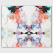 waterverf verf cadeaupapier (Vlak)