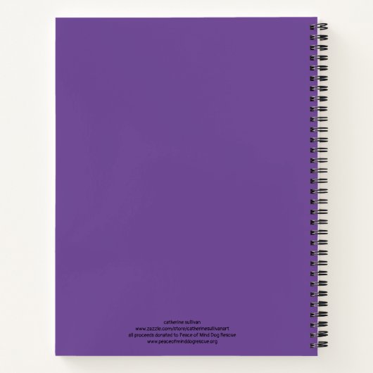 waterverf verf met Mary Oliver gedicht "Wild Geese Notitieboek (Achterkant)