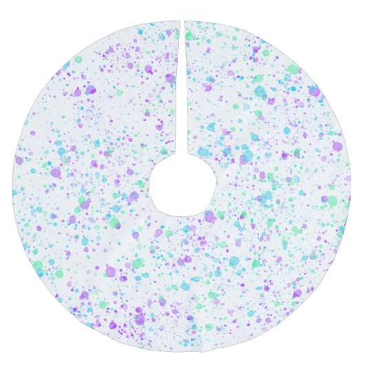 Waterverf Verf Splatter kerstboomrok Kerstboom Rok (Voorkant)