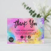 Waterverf Verf Splatter Media invoegen (Staand voorkant)