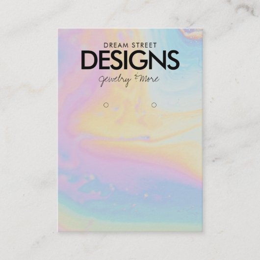 Waterverf Verf Splatter Veroorbaar beeldscherm Kaa Visitekaartje (Voorkant)