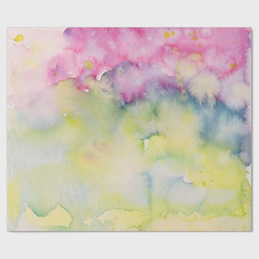 Waterverf Verf Stain Cadeaupapier (Vlak)