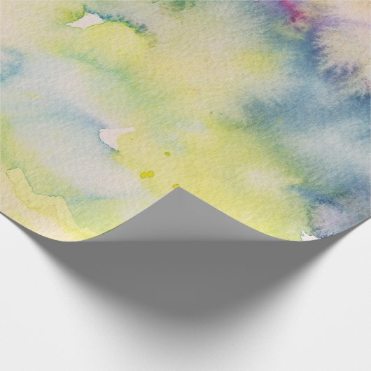 Waterverf Verf Stain Cadeaupapier (Hoek)