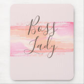 Waterverf Verf Strokes Boss Lady Muismat (Voorkant)