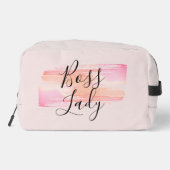 Waterverf Verf Strokes Boss Lady Toilettasje (Achterkant)