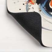 Waterverf verfdoodle muismat (Hoek)