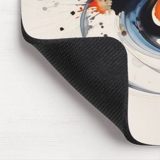 Waterverf verfdoodle muismat (Hoek)