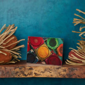 Waterverf verfdoos palet fotoplaat (Zijkant)