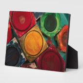 Waterverf verfdoos palet fotoplaat (Zijkant)