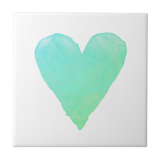 Waterverf verfhartret aangepaste vierkant tegeltje (Voorkant)