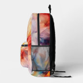Waterverf verfpatroon bedrukte rugzak (Rechts)