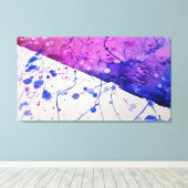 Waterverf verfplaat canvas afdruk (Insitu (Houten vloer))