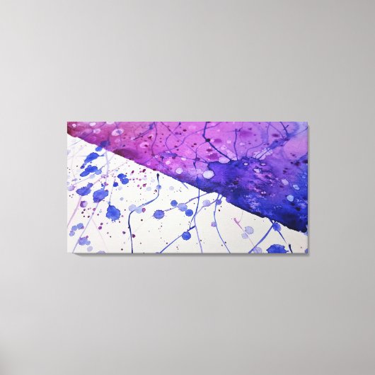 Waterverf verfplaat canvas afdruk (Voorkant)