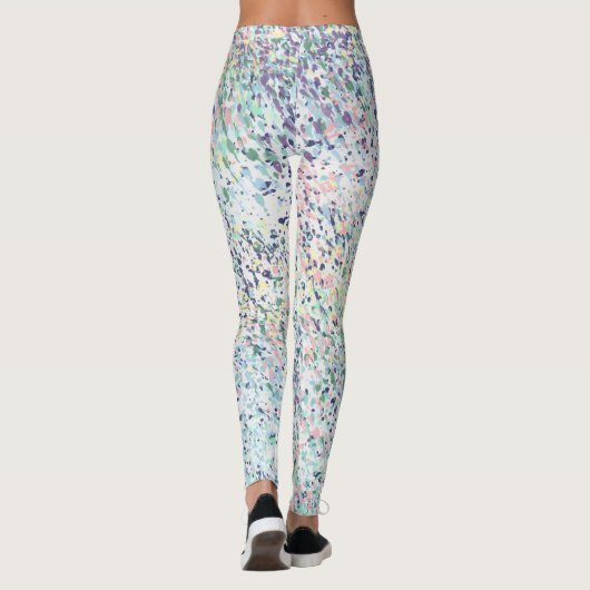 Waterverf verfplaat leggings (Achterkant)
