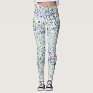 Waterverf verfplaat leggings