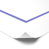 Waterverf Vergeet-me-niet bloem  blauwe bloem Perfect Poster (Hoek)