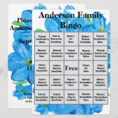 Waterverf vergeet-me-niet bloemen (Voorkant / Achterkant)