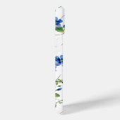 waterverf vergeet me niet bloemetjes Monogram Case-Mate iPhone Case (Achterkant / Rechts)