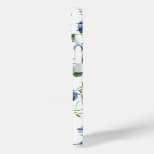 waterverf vergeet me niet bloemetjes Monogram Case-Mate iPhone Case (Achterkant / Links)