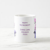 Waterverf vergeet nooit de differentiaalpensioneri koffiemok (Center)