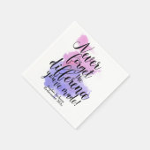 Waterverf vergeet nooit de differentiaalpensioneri servet (Hoek)