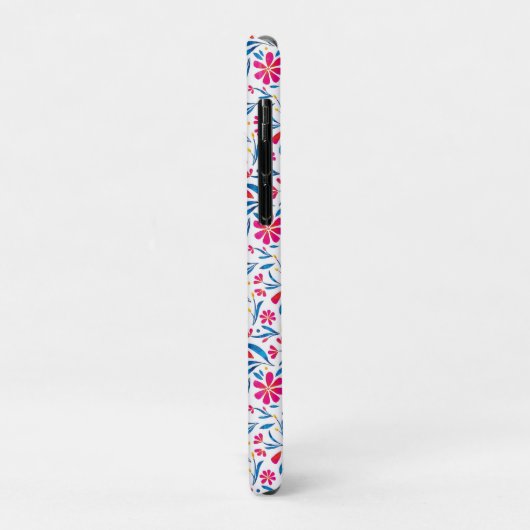 Waterverf verheffend bloemmotief Case-Mate iPhone case (Achterkant/links)