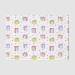 Waterverf Verjaardag Cadeaus & Confetti Tissuepapier