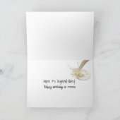 Waterverf Verjaardag Koe in Schuur Kaart (Binnen)