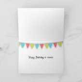 Waterverf Verjaardag Koe in Schuur Kaart (Binnen)