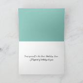 Waterverf Verjaardag Tropische Cocktail Kaart (Binnen)